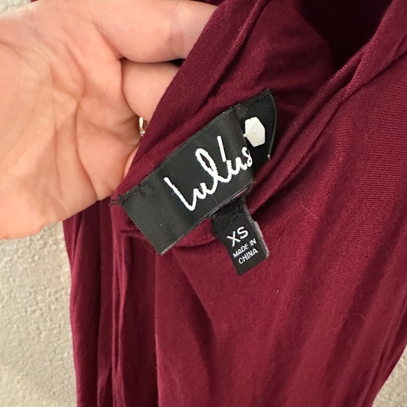 Lulu’s Tricks of the Trade Convertible Maxi Dress - Burgundy - Size XS - Picture 8 of 8